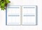 Planner Organizer Undated - Wild and Free Horse 12 Month Undated Planner
